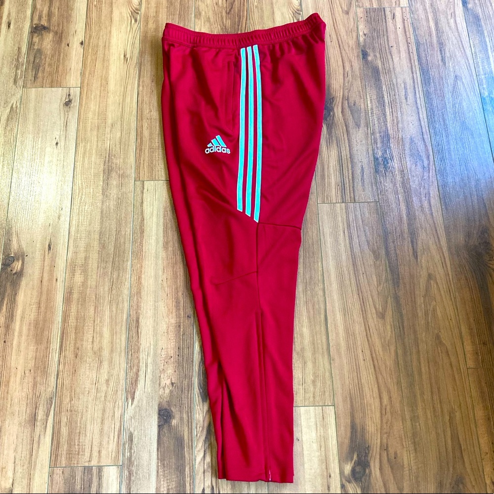 Adidas Men’s Red Sweatpants Medium